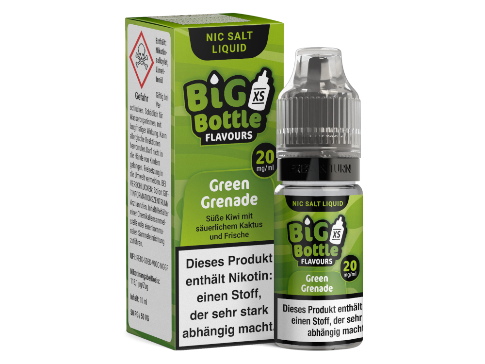Big Bottle Nicsalt Green Grenade