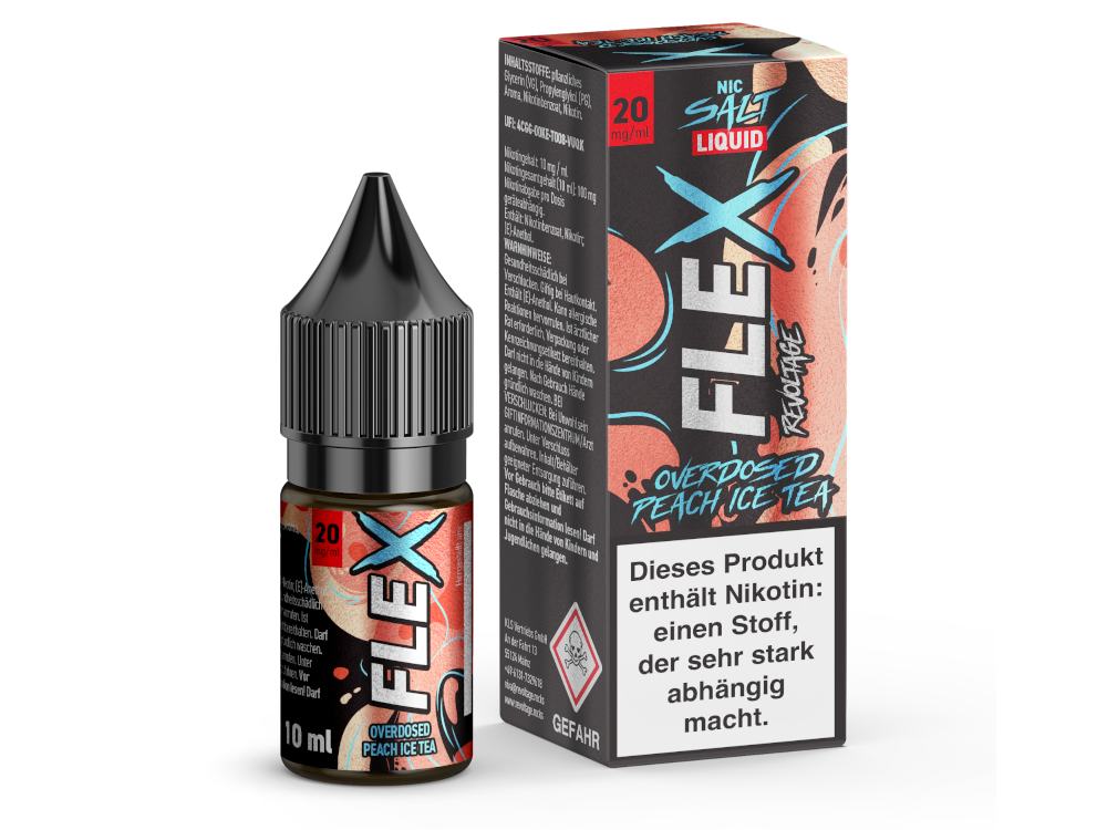 Revoltage FLEX Overdosed Peach Ice Tea