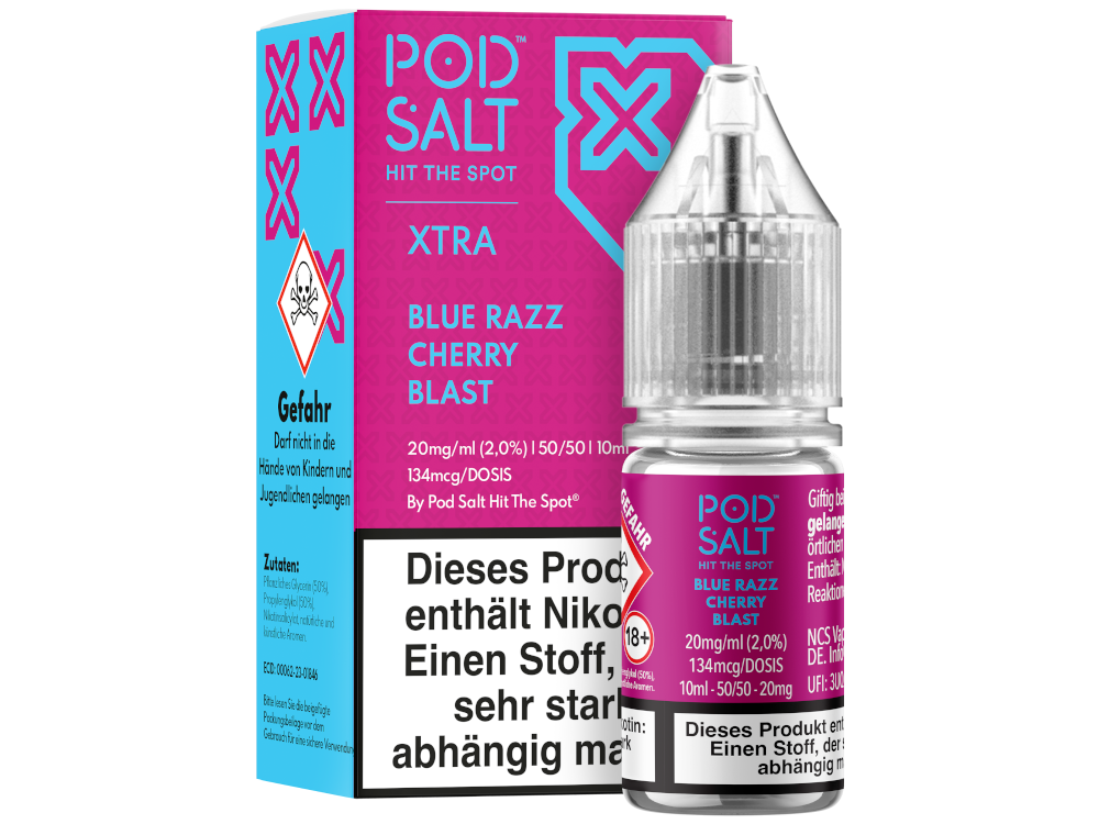 Podsalt X Blue Razz Cherry Blast