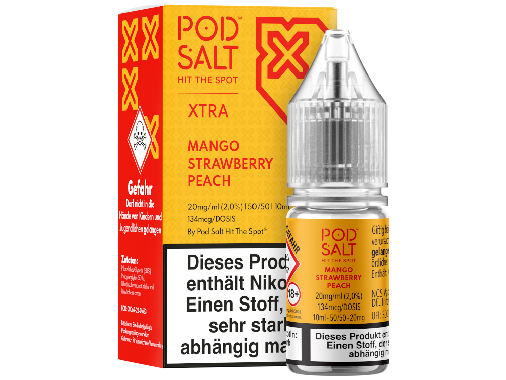 Podsalt X Mango Strawberry Peach