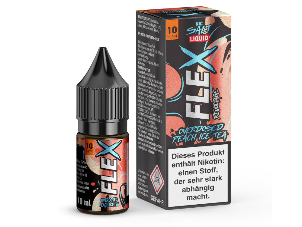 Revoltage FLEX Overdosed Peach Ice Tea