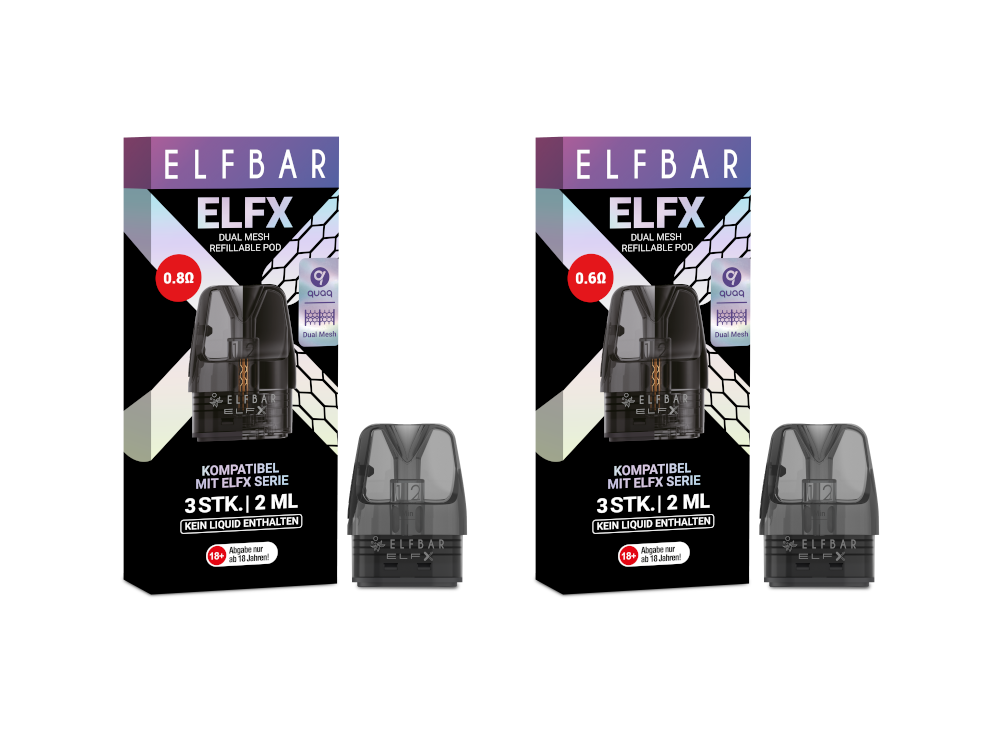 Elfbar Elfx Pod (3 Stück pro Packung)