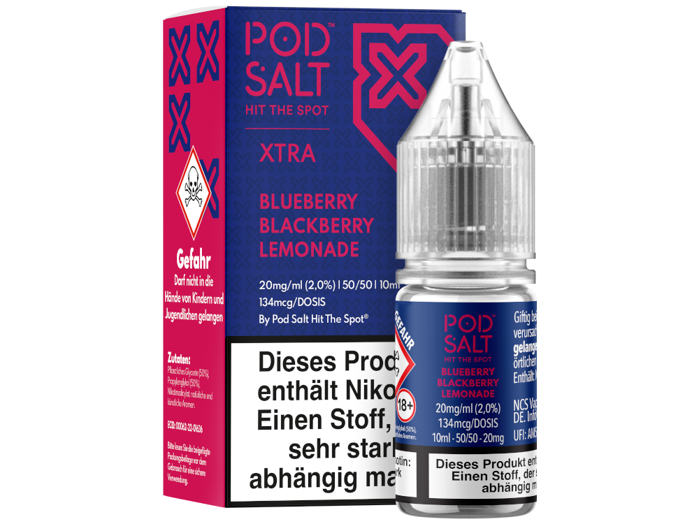 Podsalt X Blueberry Blackberry Lemonade