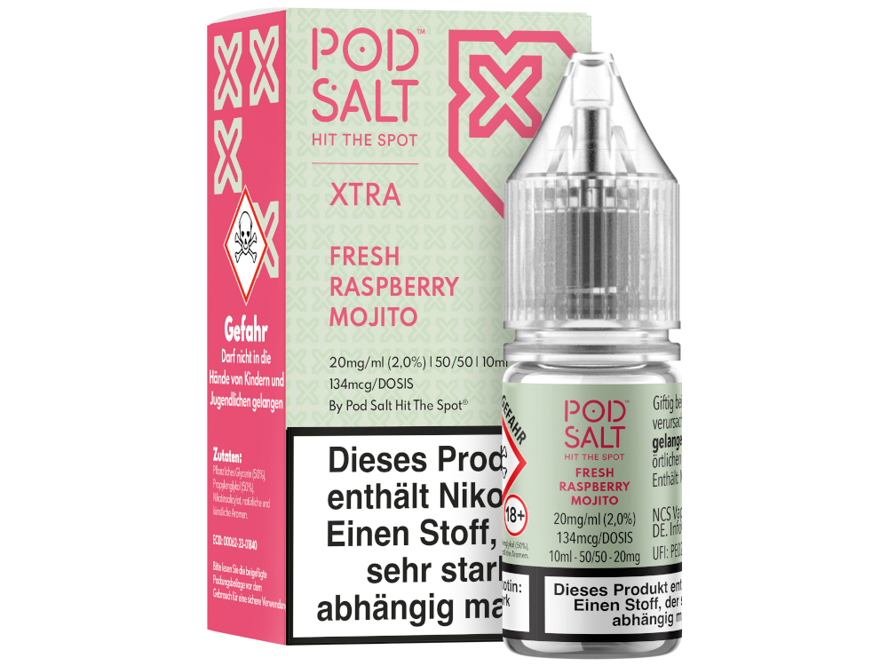 Podsalt X Fresh Raspberry Mojito