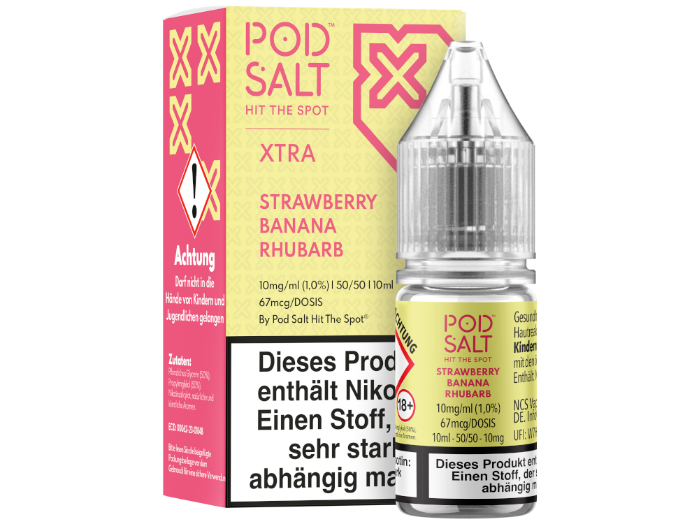Podsalt X Strawberry Banana Rhubarb